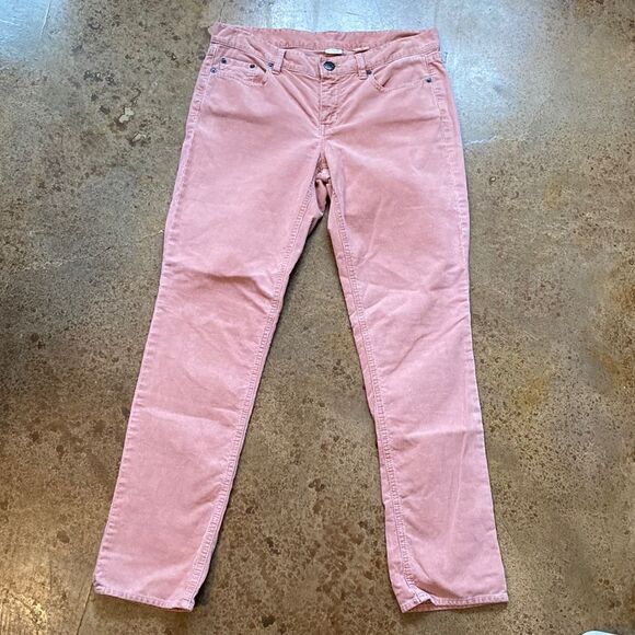 J.‎ Crew Dusty rose pink corduroy City Cut pants - Picture 3 of 7
